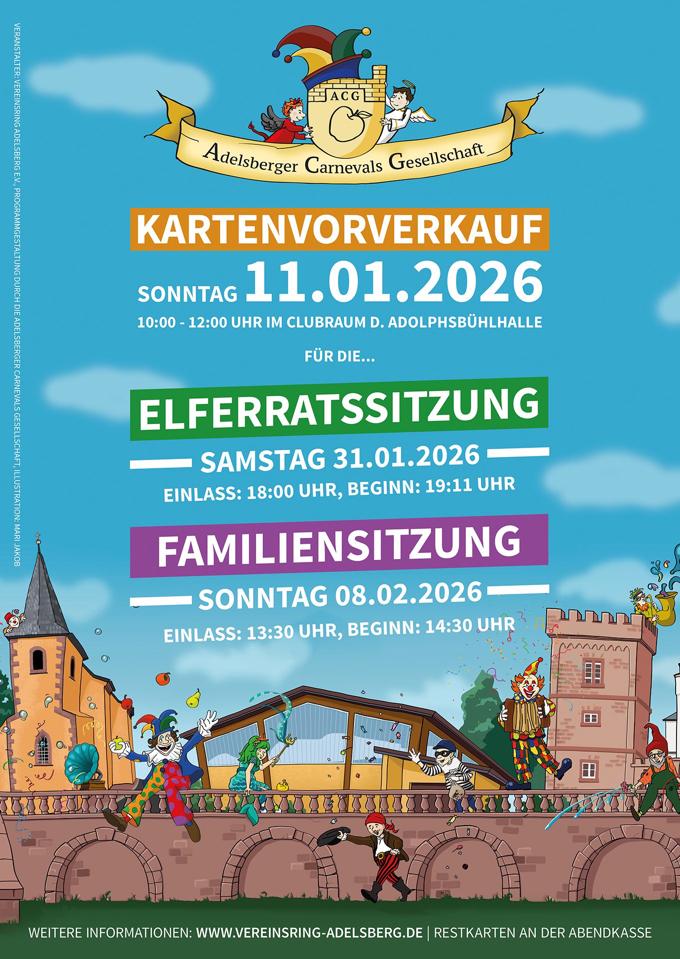 Faschingssaison 2026 der Adelsberger Carnevals Gesellschaft