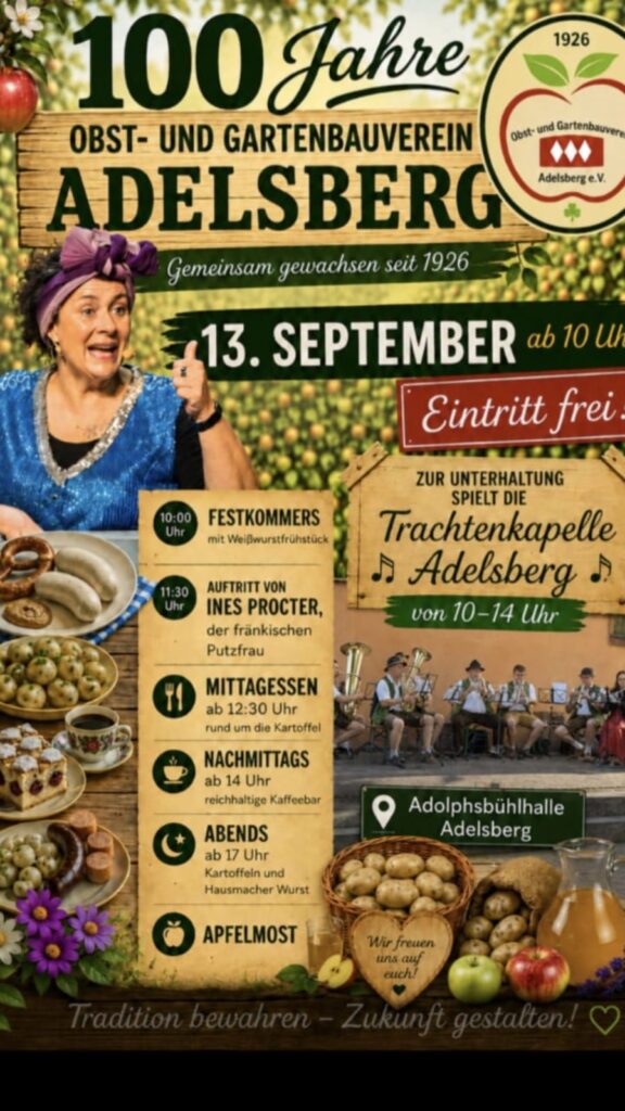 100 Jahre Obst- und Gartenbau Verein Adelsberg 2026